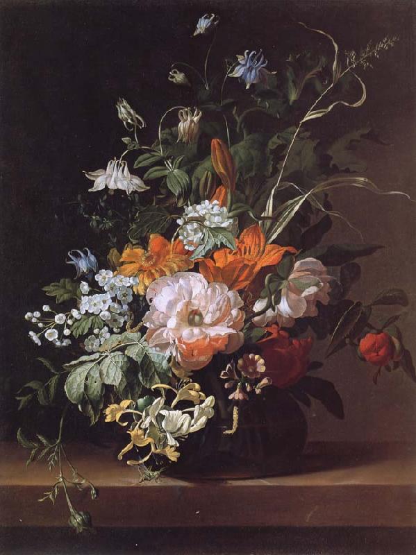 Rachel Ruysch Flowers in a Vase oil painting picture